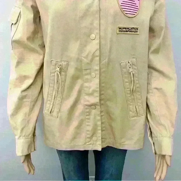 WESC Jacket Beige Streetwear Unisex Contemporary  Jacket. - Picture 2 of 14